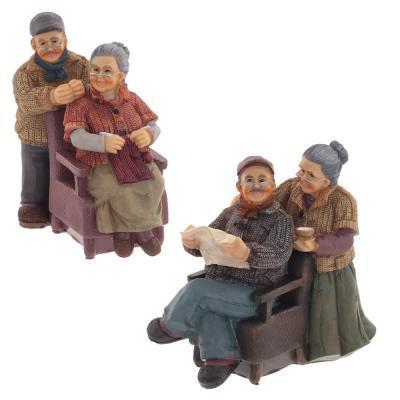 Копилка Пожилая пара 17 см 751128 в интернет гипермаркете «Планета Лета». Фото