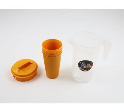 Набор Кувшин 1,2л+4 стакана, арт. П14811ПБ в интернет гипермаркете «Планета Лета». Фото