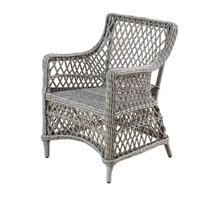 Кресло Марсель ромб (Вид ротанга пруток(трубка)+с-профиль(ПТ), Цвет ротанга Эбен лунный (G-градиент) в интернет гипермаркете «Планета Лета». Фото