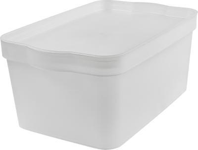 Ящик для хранения Keeplex Trendy 7,5 л 32х21,1х14,1см матовый кристалл в интернет гипермаркете «Планета Лета». Фото