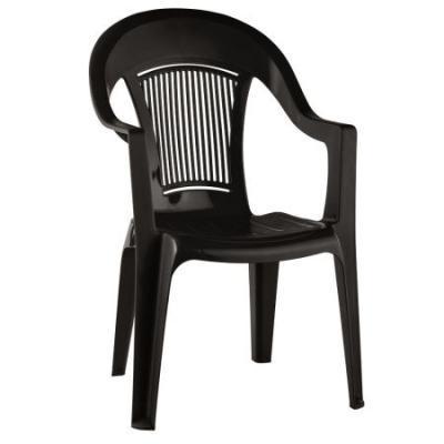 Кресло пластик Элластик шоколадное 00-00000319 в интернет гипермаркете «Планета Лета». Фото