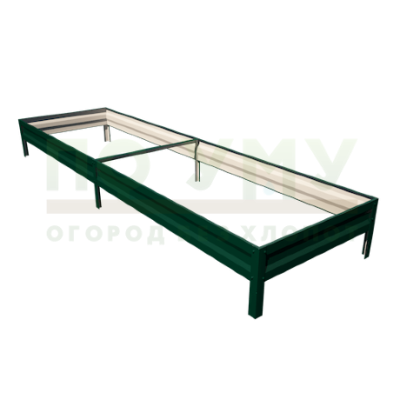 Грядка с полимерным покрытием 0,65х3,0 м, высота 20 см, зеленый мох в интернет гипермаркете «Планета Лета». Фото