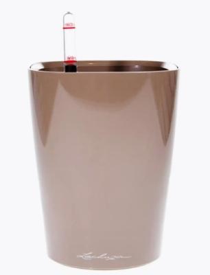 Кашпо   Lechuza Deltini Complete (taupe high gloss), 15xH19см в интернет гипермаркете «Планета Лета». Фото