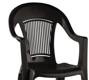 Кресло пластик Элластик шоколадное 00-00000319 в интернет гипермаркете «Планета Лета». Фото