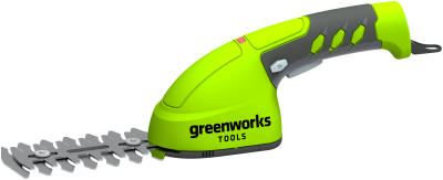 Ножницы-кусторез GREENWORKS 7,2 V аккумуляторные 1600107 GREENWORKS в интернет гипермаркете «Планета Лета». Фото Ножницы-кусторез GREENWORKS 7,2 V аккумуляторные 1600107 в интернет гипермаркете «Планета Лета». Фото
