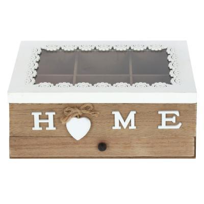 Шкатулка для чайных пакетиков 24x16x9,5 см 726950 в интернет гипермаркете «Планета Лета». Фото