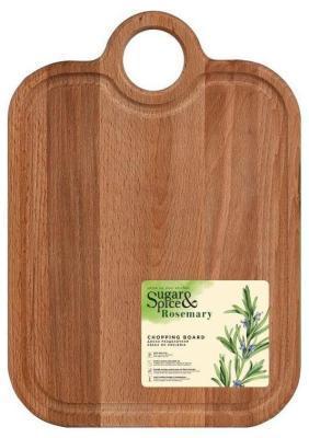 Доска разделочная Sugar&Spice Rosemary 34х24см с круглой ручкой деревянная в интернет гипермаркете «Планета Лета». Фото