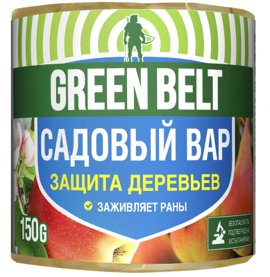 Вар садовый Green Belt (пакет 150 г, ф.100) в интернет гипермаркете «Планета Лета». Фото