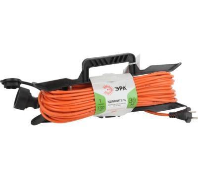 Удлинитель силовой на рамке, б/з, 1гнездо, 30м (ПВС 2х1,00), 10A. Оранжевый, YX10-101 /UCK-1N/2x1,00 в интернет гипермаркете «Планета Лета». Фото