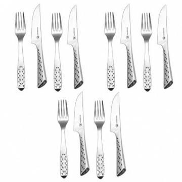 Приборы столовые Weber для стейка Deluxe 12 предметов 17845 в интернет гипермаркете «Планета Лета». Фото