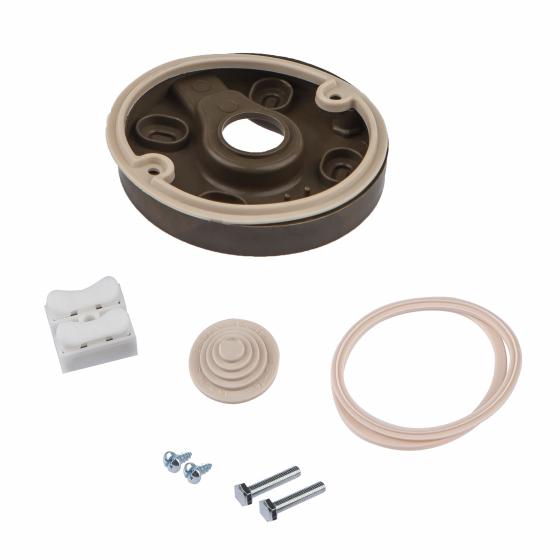 Светильник садово-парковый ЭРА "Адель" белый прозрачное стекло НСУ 04-60-001 в интернет гипермаркете «Планета Лета». Фото