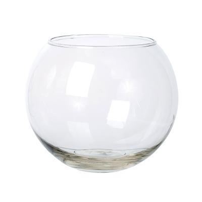 Ваза "Шаровая" металлик (стекло), D18xH16 см Розовый в интернет гипермаркете «Планета Лета». Фото