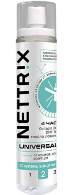 NETTRIX Universal Аэрозоль от комаров, мошек, мокрецов в интернет гипермаркете «Планета Лета». Фото