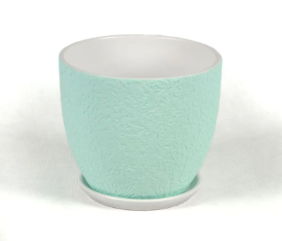 Горшок Мята высокий овал с/п d15, h13см, 1,4л в интернет гипермаркете «Планета Лета». Фото