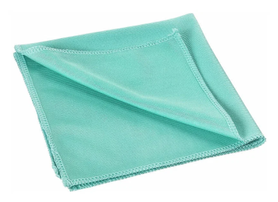 Салфетка из микрофибры для оптики, стекол и зеркал 350x300 мм, бирюзовая, Home// Palisad в интернет гипермаркете «Планета Лета». Фото