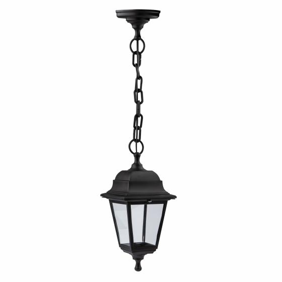 Светильник садово-парковый ЭРА "Адель" черный прозрачное стекло НСУ 04-60-001 в интернет гипермаркете «Планета Лета». Фото