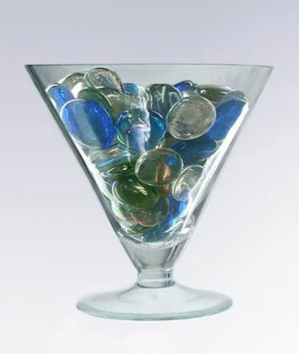 Ваза "Палермо" (стекло) D18.5xH18cм в интернет гипермаркете «Планета Лета». Фото