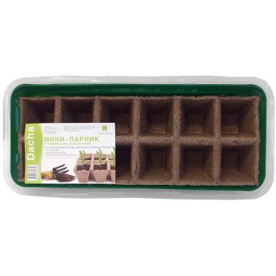 Мини-парник с торфяными горшочками в интернет гипермаркете «Планета Лета». Фото