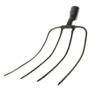 Вилы Сенные 4-х зубые рельс.сталь 'Урожайная сотка' б/ч F102 в интернет гипермаркете «Планета Лета». Фото