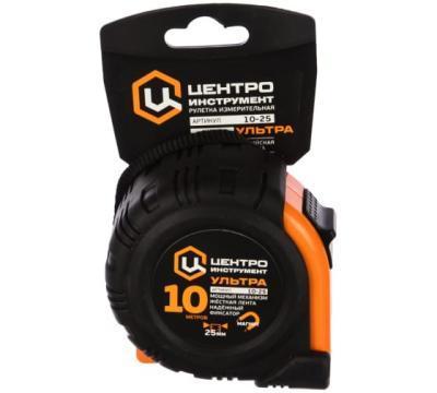Рулетка ЦИТ Ультра магнитн с фиксатором обрезин 10 м 25 мм УЛЬТРА 10М-25ММ (ULTRA) в интернет гипермаркете «Планета Лета». Фото