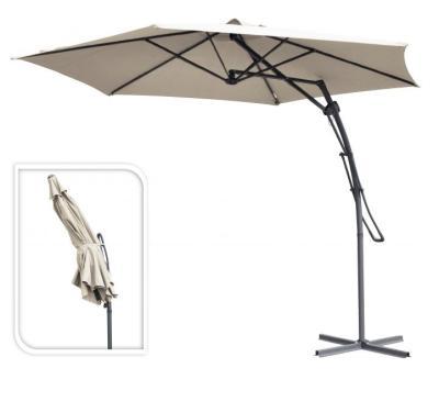 Зонт солнцезащитный 300 см боковой серый FC2100090 в интернет гипермаркете «Планета Лета». Фото