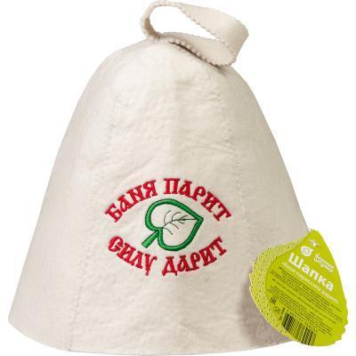 Шапка Баня парит,силу дарит! 41060 в интернет гипермаркете «Планета Лета». Фото