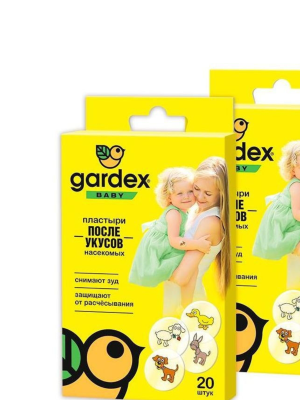 Пластырь Gardex Baby после укусов насекомых U-0158 в интернет гипермаркете «Планета Лета». Фото