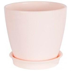 Горшок КЦ ВК  (13см)  зефирный глянец, 1л в интернет гипермаркете «Планета Лета». Фото