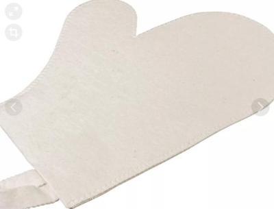 Рукавица для бани (БЕЛАЯ) "Я ВЫБРАЛ" в интернет гипермаркете «Планета Лета». Фото