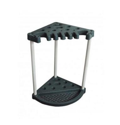 Подставка угловая под садовый инвентарь Corner Tool Rack зеленая в интернет гипермаркете «Планета Лета». Фото