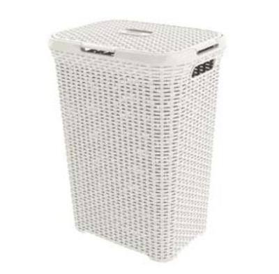 Корзина для белья РАТТАН 60 л Темно-серый 00707 в интернет гипермаркете «Планета Лета». Фото