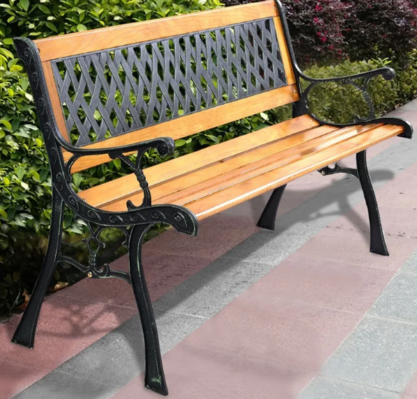 Лавочка садовая 1250х520хH740мм WR5107 в интернет гипермаркете «Планета Лета». Фото