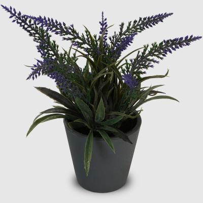 Лаванда искусственная в кашпо 20см 317002150 в интернет гипермаркете «Планета Лета». Фото