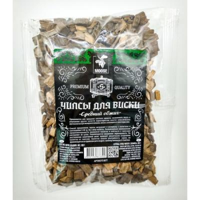 Чипсы дубовые для виски,  средний обжиг, 100 гр. MOOSE/50 в интернет гипермаркете «Планета Лета». Фото