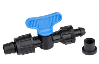 Кран стартовый для ленты капельного полива с уплотнительной резинкой в интернет гипермаркете «Планета Лета». Фото