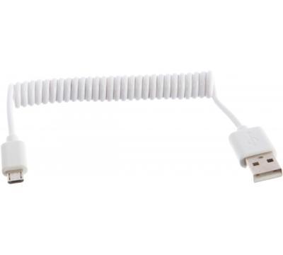 Кабель USB универс microUSB витой 1м белый REXANT 18-4301 в интернет гипермаркете «Планета Лета». Фото