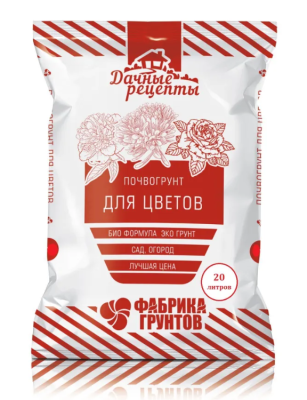 Почвогрунт для цветов "Дачные рецепты" 20л в интернет гипермаркете «Планета Лета». Фото