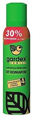 Аэрозоль-репеллент Gardex Family от комаров 150 мл в интернет гипермаркете «Планета Лета». Фото
