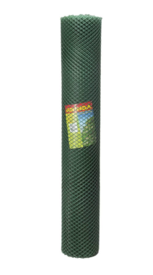 Решетка садовая Grinda, цвет хаки, 1,63х15 м, ячейка 18х18 мм в интернет гипермаркете «Планета Лета». Фото