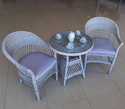 Комплект мебели Столик кофейный, 2 кресла св.-серый Burton 3 в интернет гипермаркете «Планета Лета». Фото