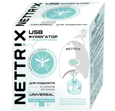 NETTRIX Universal USB Фумигатор 5V для жидкостей/2 в интернет гипермаркете «Планета Лета». Фото