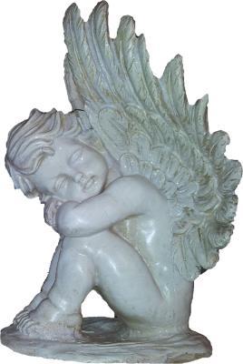 Фигура Ангел на камне смотрит вправо Н-29см ФП345 в интернет гипермаркете «Планета Лета». Фото