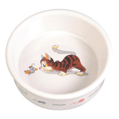 Миска керам. TRIXIE "Веселая кошка" 200мл/11,5см в интернет гипермаркете «Планета Лета». Фото
