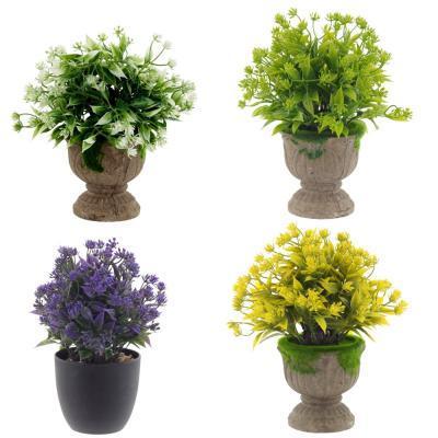 Цветок искусственный в горшке/вазе 22,5 см 756647 в интернет гипермаркете «Планета Лета». Фото