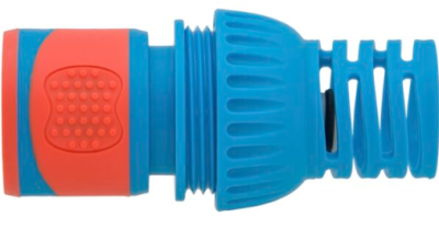 Соединитель с аквастопом для шланга  3/4, пластик/резина, MPF в интернет гипермаркете «Планета Лета». Фото