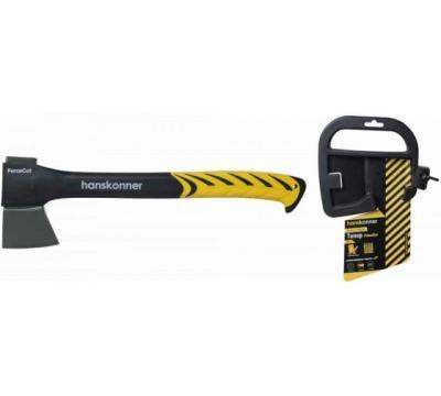 Топор Hanskonner 650г, фибергл рукоятка с TPE, кованый, PTFE покрытие, HK1015-01-FB0650 Уценка! в интернет гипермаркете «Планета Лета». Фото
