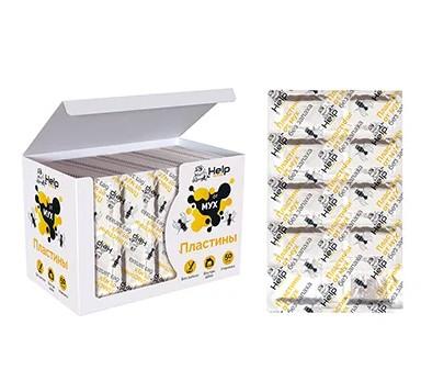 Пластины HELP от МУХ без запаха 10 шт. инсектицидные /200/50 в интернет гипермаркете «Планета Лета». Фото