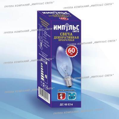 Лампа Шар ИМПУЛЬС СВЕТА декор 60 E14 ДШ60Е14CL в интернет гипермаркете «Планета Лета». Фото