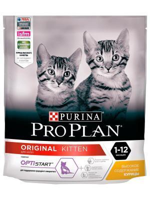Корм PRO PLAN 400г д/ котят с кур. в интернет гипермаркете «Планета Лета». Фото