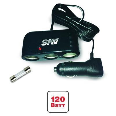 Разветвитель прикуривателя на 3 выхода CS301 43234 в интернет гипермаркете «Планета Лета». Фото